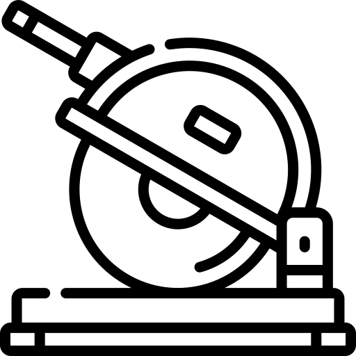 Cut-to-length saw icon